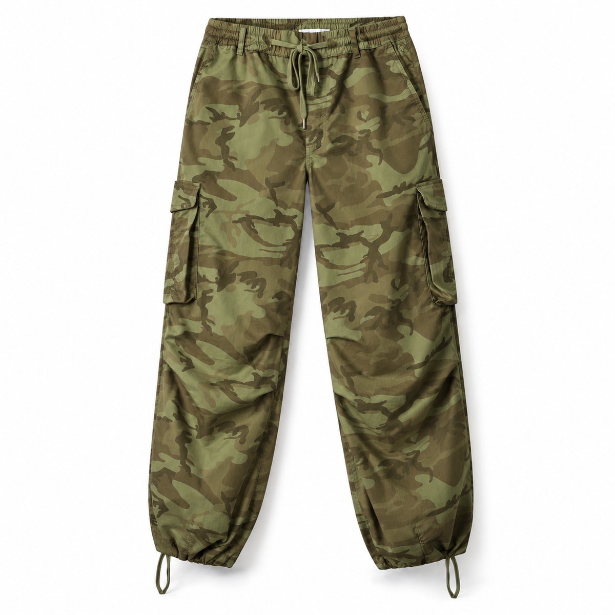 Summum Woman loose cargo pants camouflage