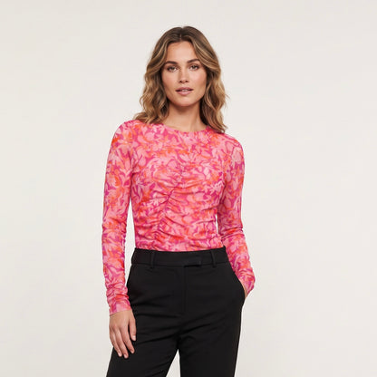 Fabienne Chapot mesh top roze