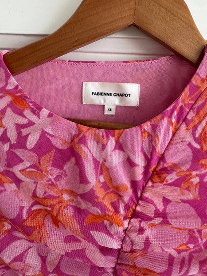 Fabienne Chapot mesh top roze