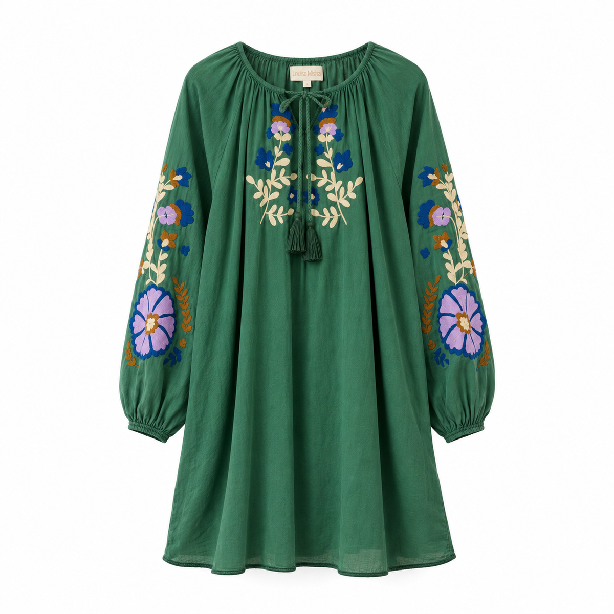 Louise Misha dress Janice Tuscan green